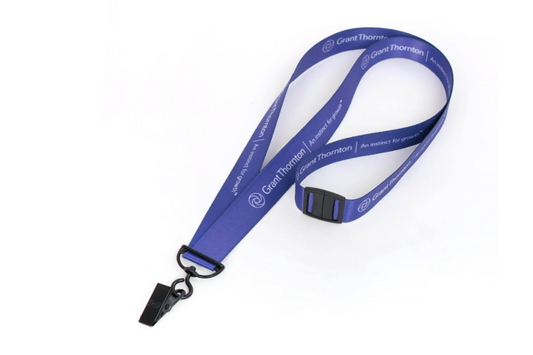 5/8" Full Color RPET Lanyard with Safety Breakaway and Choice of Attachment