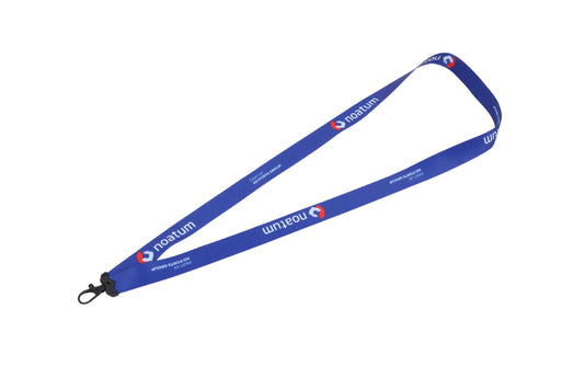 1" Full Color Lanyard RPET with Choice of Attachment